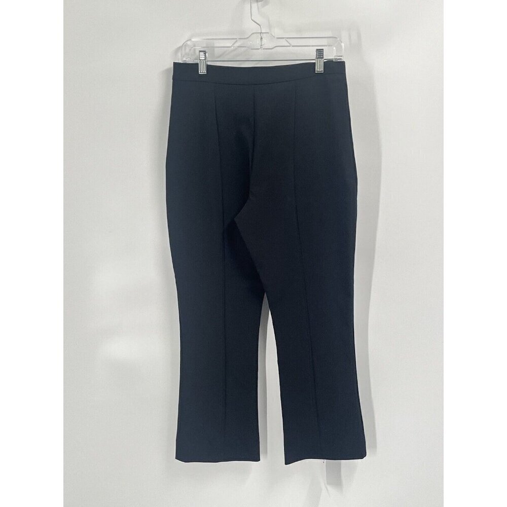 MM LeFleur Black Ankle Dress Pants Straight Leg Side Zip Sz 8  NWT - Picture 7 of 7